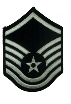 USAF Chief Master Sergeant Patch Large